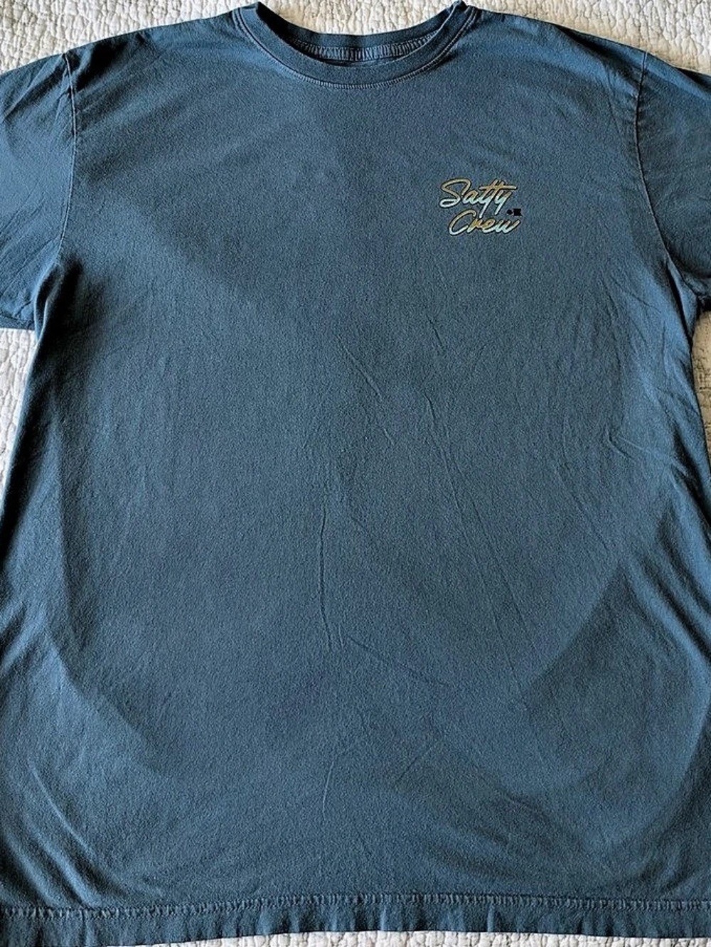 Salty Crew Freshwater Sportfishing Good Times Tee Blue XL